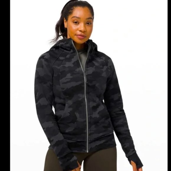 Lululemon Scuba Full Zip- camo 10 - Picture 1 of 9